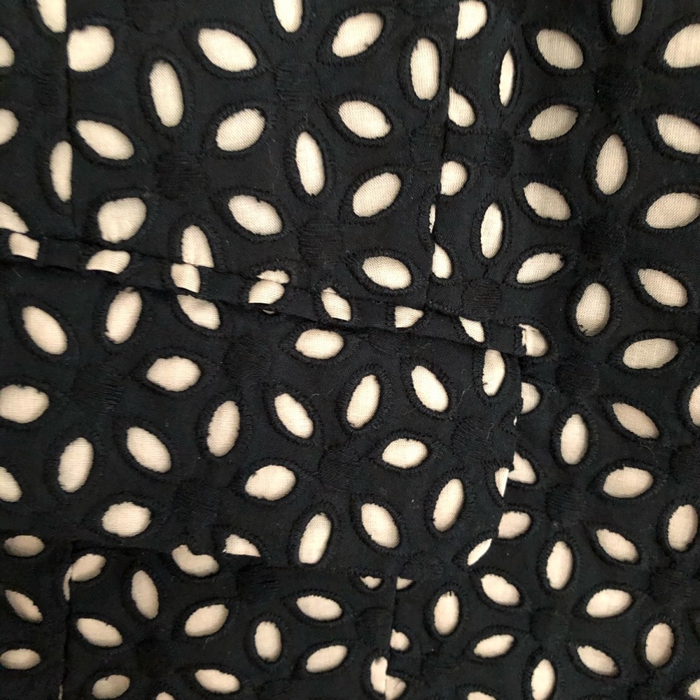 LOFT by Ann Taylor Black and Tan eyelet blazer NWT - Picture 5 of 6